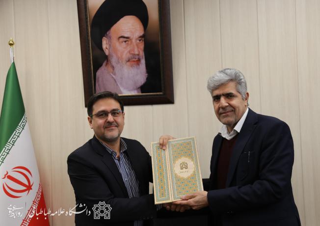 مراسم تودیع و معارفۀ مدیر برنامه ریزی آموزشی، نظارت و سنجش دانشگاه برگزار شد.